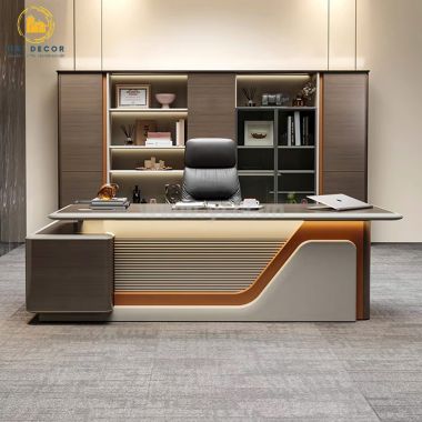 Nội thất phòng lãnh đạo gỗ công nghiệp PGD002