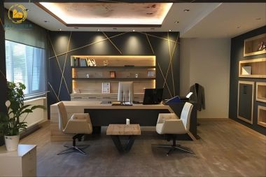 Nội thất phòng lãnh đạo gỗ công nghiệp PGD002