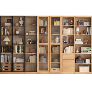 Tủ sách gỗ tự nhiên